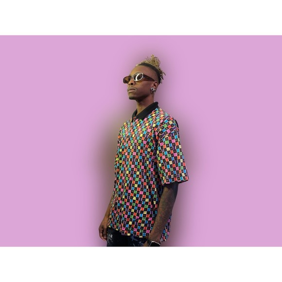 BIJOU 90s Retro Korean | Oversized Collard shirt| size: XL - Picture 2 of 4